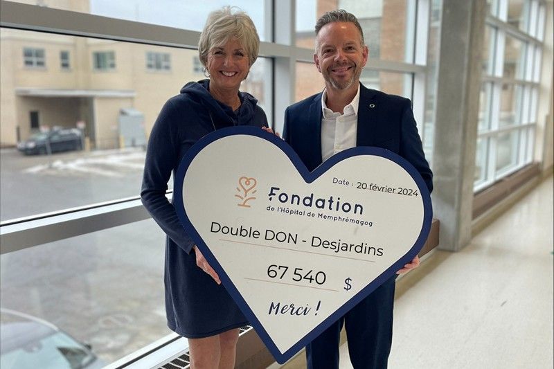 Campagne Double DON : 67 740 $ récoltés pour la Fondation de l’Hôpital de Memphrémagog